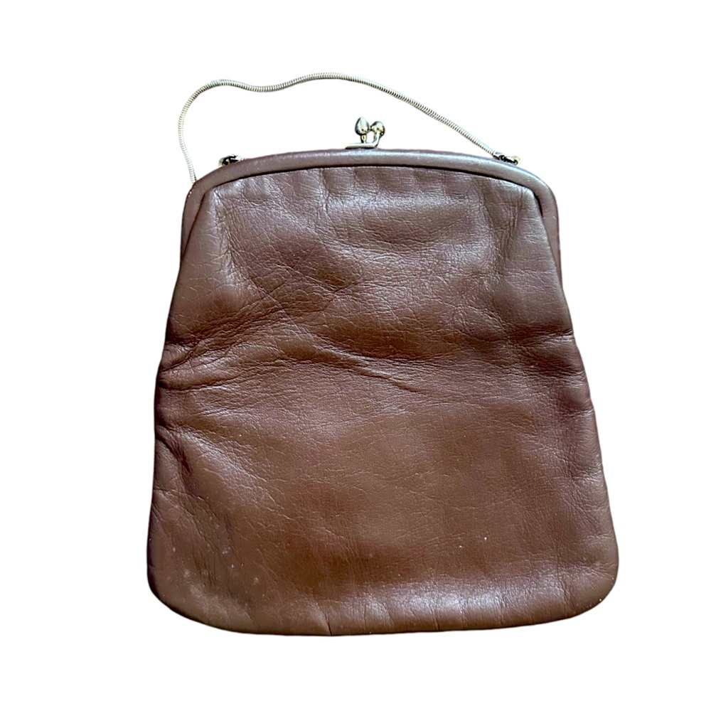 St. Thomas vintage brown leather handbag